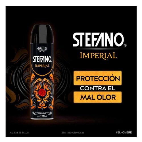 Desodorante en Aerosol Stefano Imperial 159ml