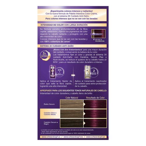 Tinte de Cabello Palette Color Creme Violeta Rojizo 4-90