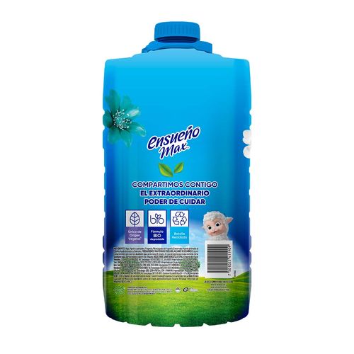 Suavizante de Telas Ensueño Max de Origen Vegetal Frescura Azul 5.1L