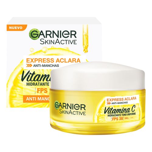 Crema Hidratante Garnier Skin Active Express Aclara Tono Uniforme 50ml
