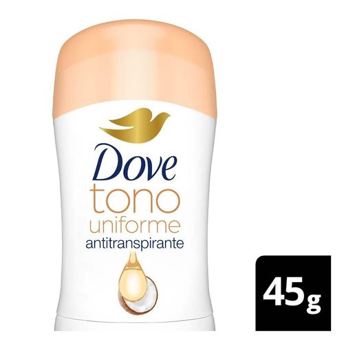 Antitranspirante en Barra Dove Tono Uniforme Coco 45g