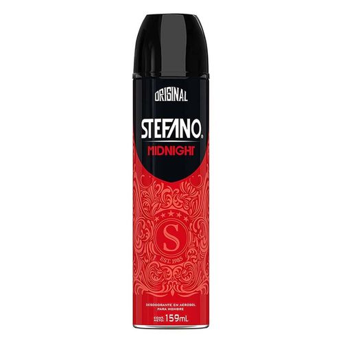 Desodorante Antitranspirante en Aerosol para Hombre Stefano Midnight 159ml