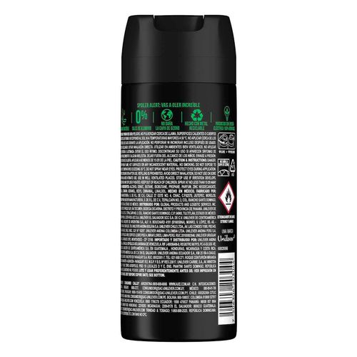 Desodorante en aerosol Axe Kilo 150ml