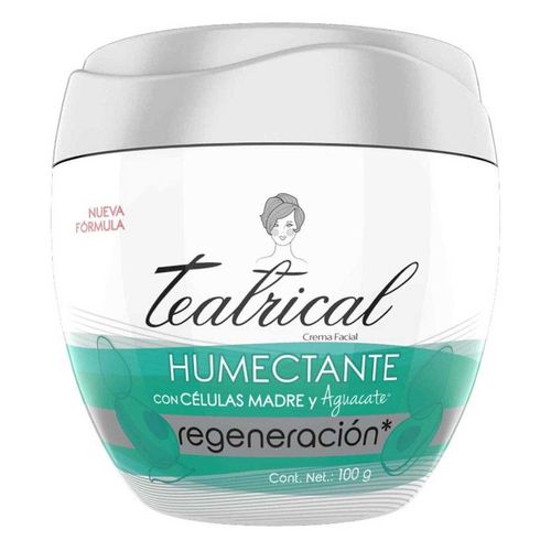Crema Facial Teatrical Células Madre Humectante 100g