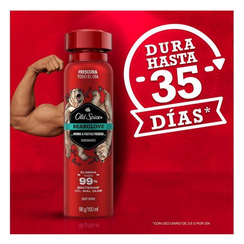 Desodorante en Spray Old Spice Bearglove 150ml