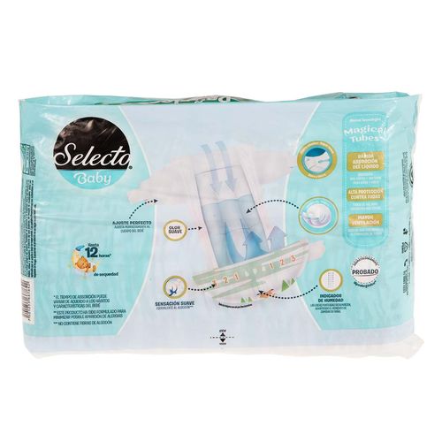 Pañal Selecto Baby Etapa 4 Talla G 40 Piezas