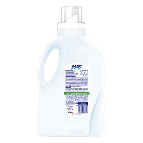 Detergente Líquido MAS Color 3L