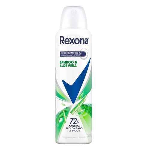 Antitranspirante en Aerosol Rexona Bamboo &amp; Aloe Vera 150ml