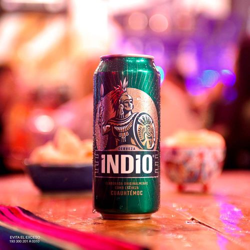 Cerveza Oscura Indio Lata 473 ml