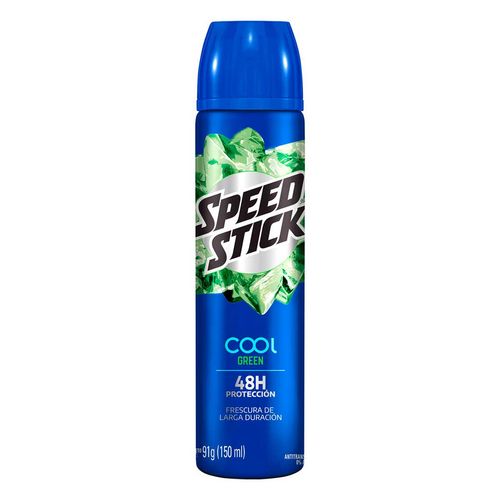 Antitranspirante Speed Stick Cool Green en Aerosol 91g