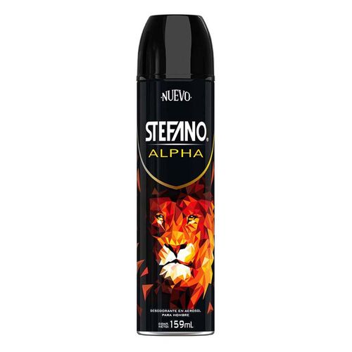 Desodorante Antitranspirante en Aerosol para Hombre Stefano Alpha 159ml