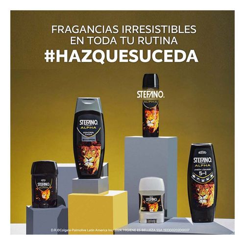 Desodorante Antitranspirante en Aerosol para Hombre Stefano Alpha 159ml