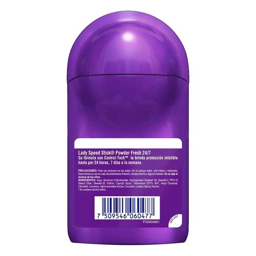 Antitranspirante en Roll On Lady Speed Stick Powder Fresh 50ml