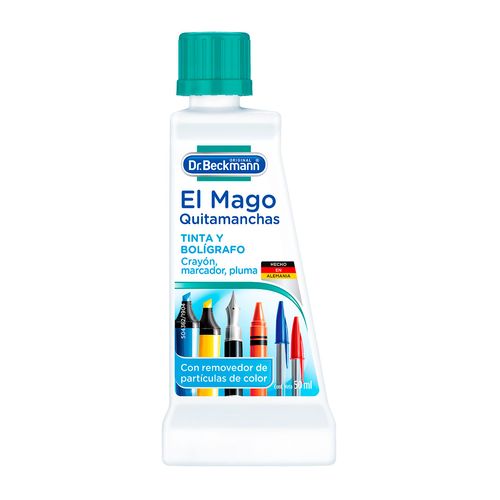 Quitamanchas Líquido Dr. Beckmann Mago para Manchas de Tinta y Bolígrafo 50ml