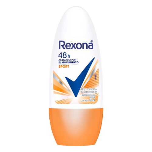 Antitranspirante en Roll On Rexona Women Sport 50ml