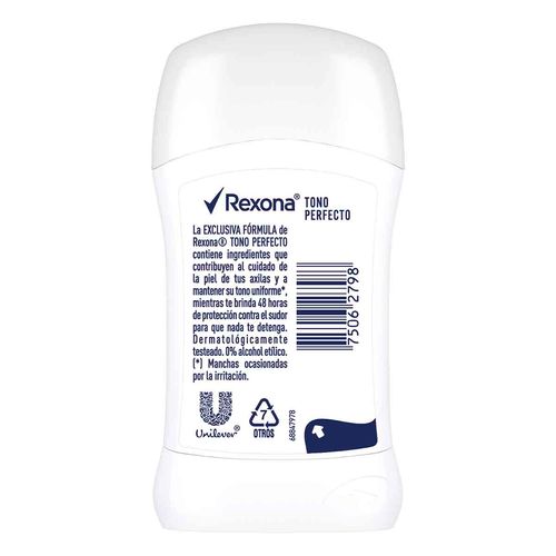 Antitranspirante en Barra Rexona Mujer Tono Perfecto 45g