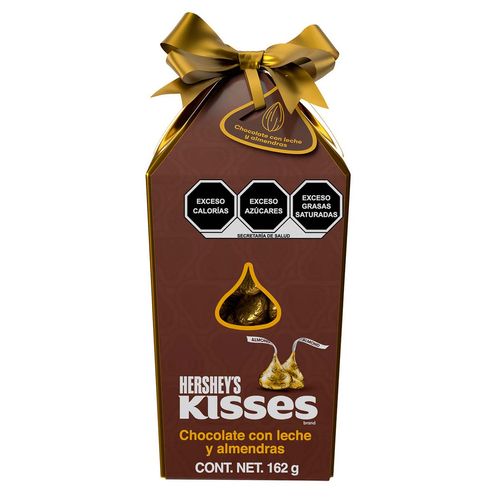 Chocolate Hershey's Kisses Caja Regalo Gigante Almendra 162g