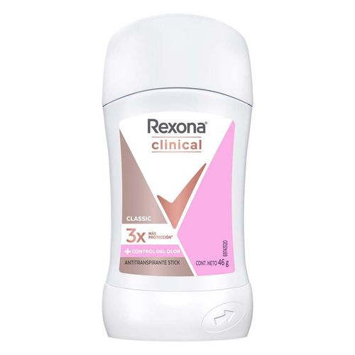Antitranspirante en Barra Rexona Clinical Classic 46g