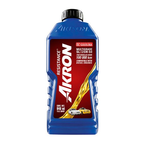 Lubricante Akron Alto Kilometraje 946ml