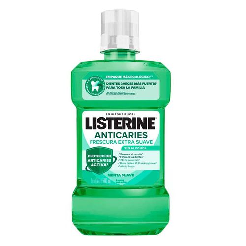 Enjuague Bucal Listerine Anticaries Zero 500ml