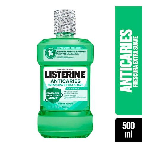 Enjuague Bucal Listerine Anticaries Zero 500ml