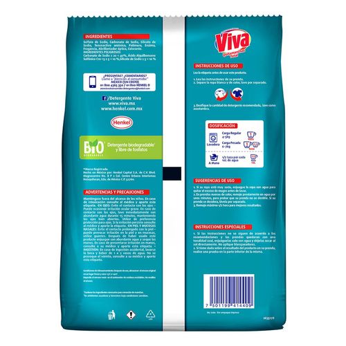 Detergente en Polvo Viva Hodor 850g