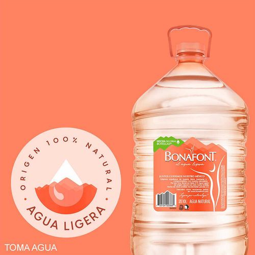 Agua Natural Bonafont 10L