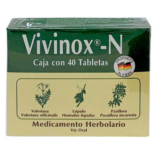 Tabletas Vivinox-N Caja con 40 Tabletas