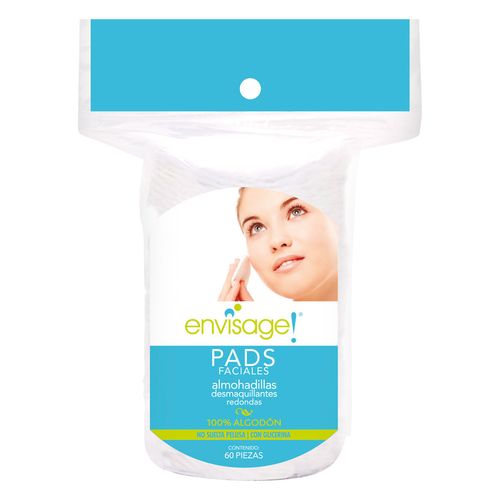 Pads Desmaquillantes Envisage! Redondos 60 Pads