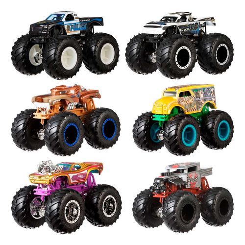 Vehículo de Juguete Hot Wheels Monster Trucks 2 Piezas