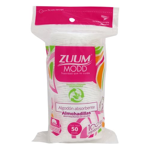 Pads Desmaquillantes Zuum Modd 50 Pads