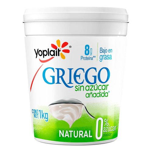Yoghurt Yoplait Batido Griego Natural sin Azúcar 1kg