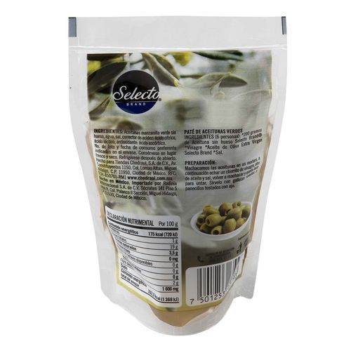 Aceituna Selecto Brand sin Hueso Doy Pack 190g