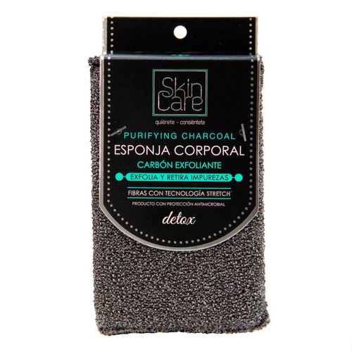 Esponja Skin Care Carbón Exfoliante