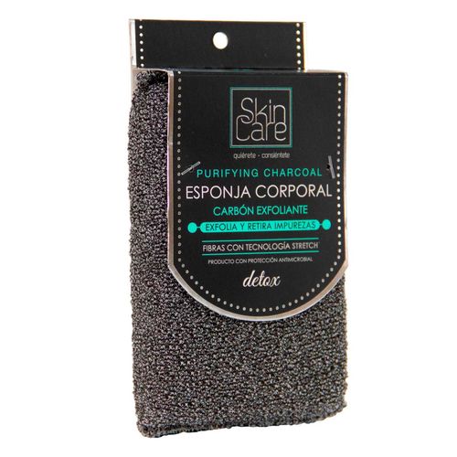 Esponja Skin Care Carbón Exfoliante