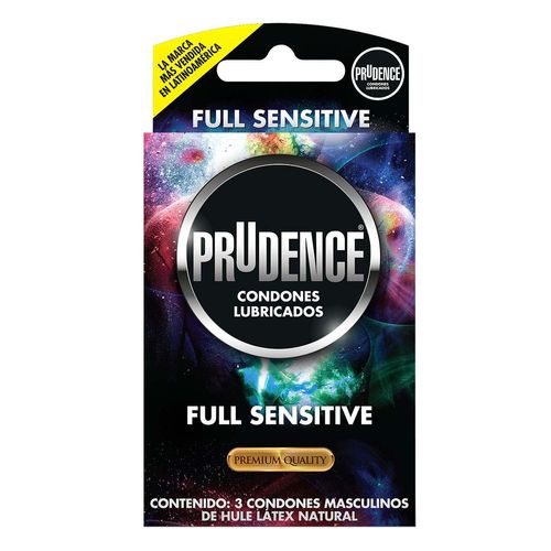 Condones de Látex Prudence Premium Full Sensitive 3 Condones