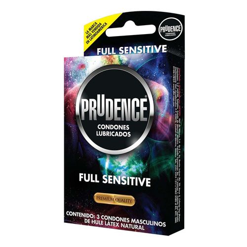 Condones de Látex Prudence Premium Full Sensitive 3 Condones