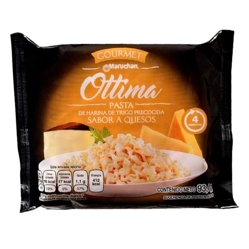Pasta Maruchan Ottima estilo Quesos Bolsa 93.4g