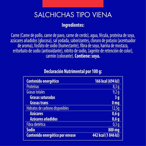 Salchichas Fud Viena 266g
