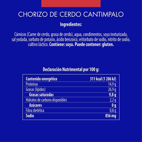 Chorizo de Cerdo Fud Cantimpalo kg