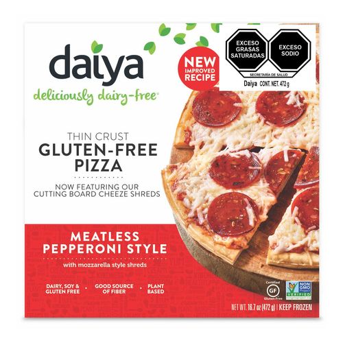 Pizza Daiya Vegana de Pepperoni sin Carne 472g