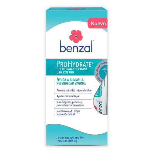 Lubricante Vaginal en Gel Benzal ProHydrate Externo 30g