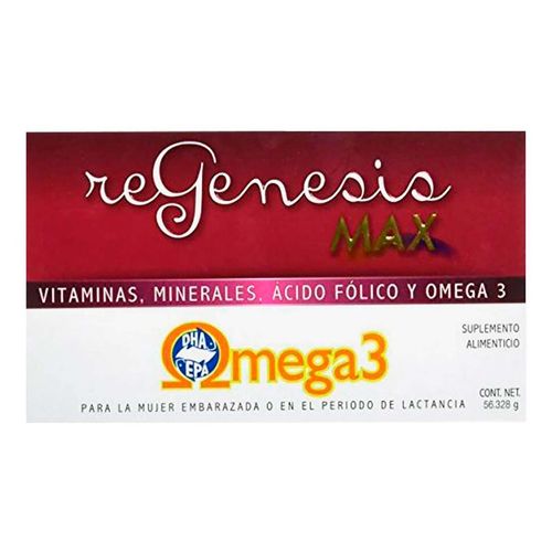 Suplemento Alimenticio ReGenesis Max Caja con 60 Cápsulas