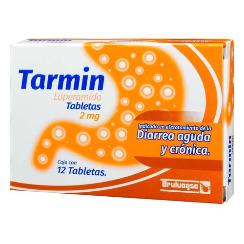 Tabletas Genéricas Loperamida 2mg Caja con 12 Tabletas