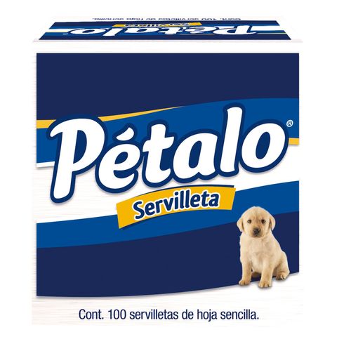 Servilletas Pétalo Hoja Sencilla 100 Servilletas