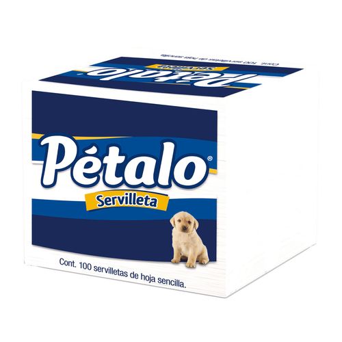 Servilletas Pétalo Hoja Sencilla 100 Servilletas