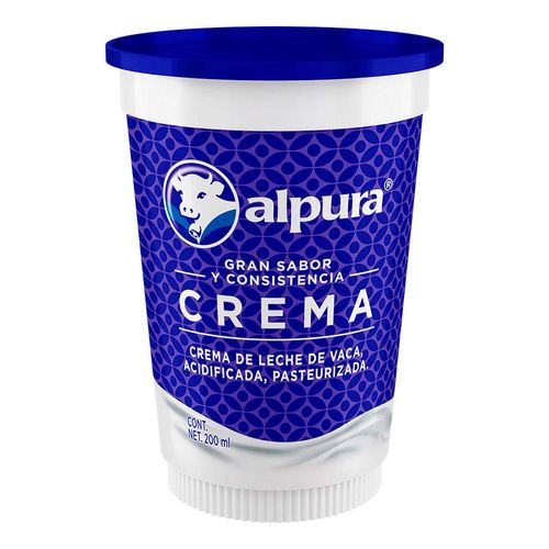 Crema Alpura Entera 200ml