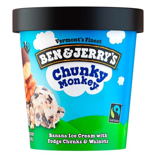Helado Ben & Jerry's Chunky Monkey 473ml
