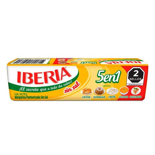 Margarina Iberia sin Sal 90g