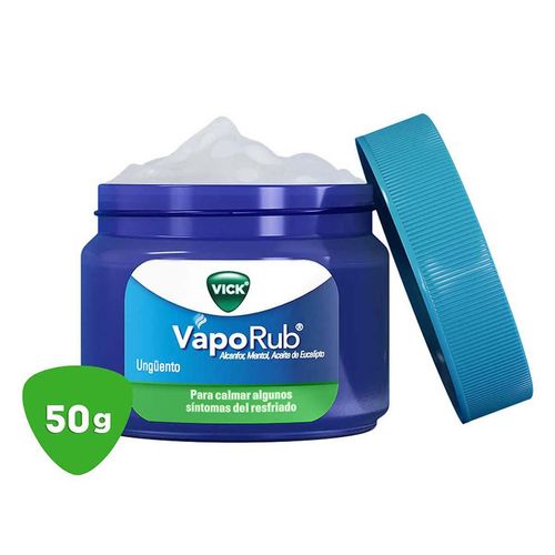 Vick VapoRub Alivia la Congestión Nasal 50g